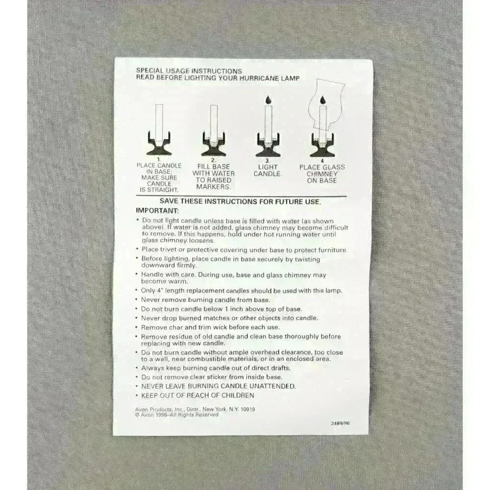 Luminarc Crystal Vintage Christmas Holiday Winter Scene Candle Hurricane Lamp - Picture 7 of 7